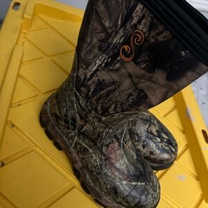 Camouflage Ankle Boots